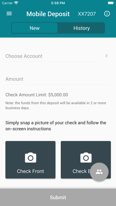 Goldmark FCU Mobile Banking Screenshot