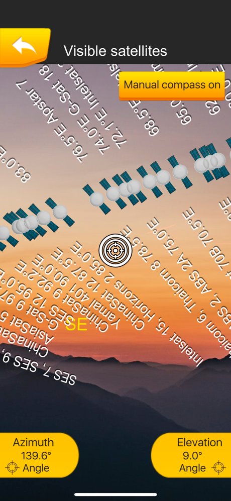 Satellite Tracker SatFinder 3D screenshot 3