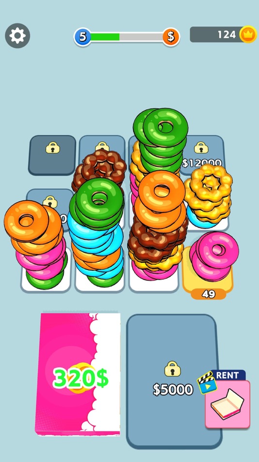 #4. Donut Sort Master (iOS) By: GeePlus, Inc.
