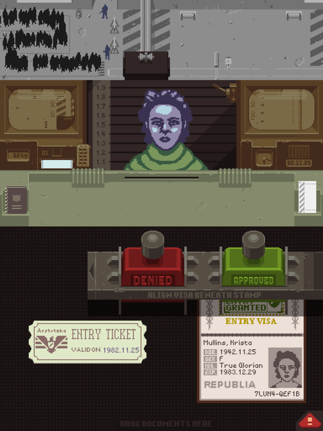 ‎Papers, Please Screenshot