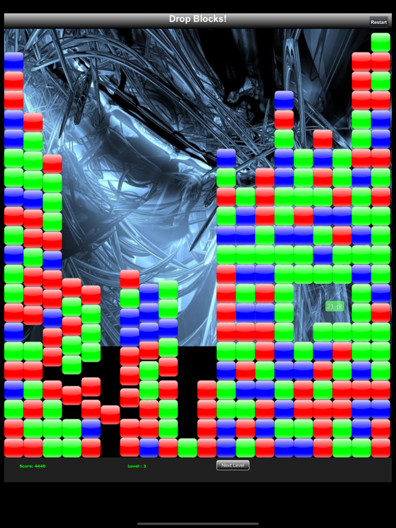 Screenshot #4 pour Drop Blocks - matching game