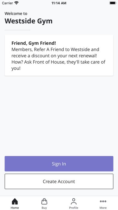 Westside Gym Screenshot