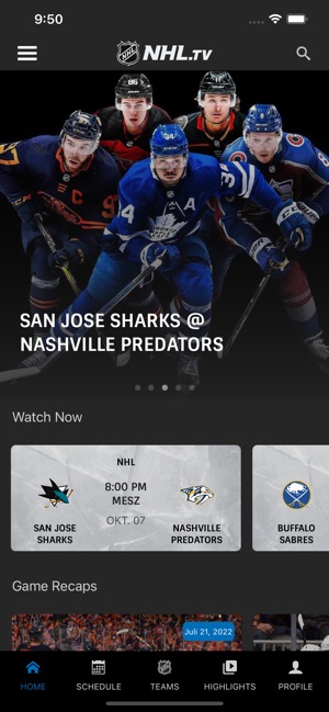 NHL im App Store
