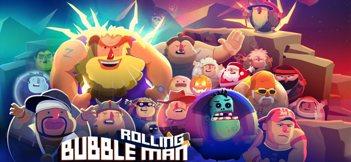 Bubble Man Rolling Pop