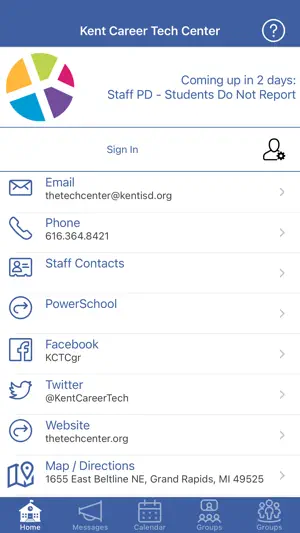 Kent Career Tech Center screenshot 1