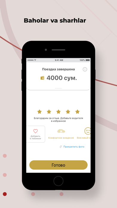 Biznes Taxi(Клиент) Screenshot