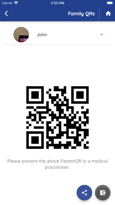 PatientQR Screenshot