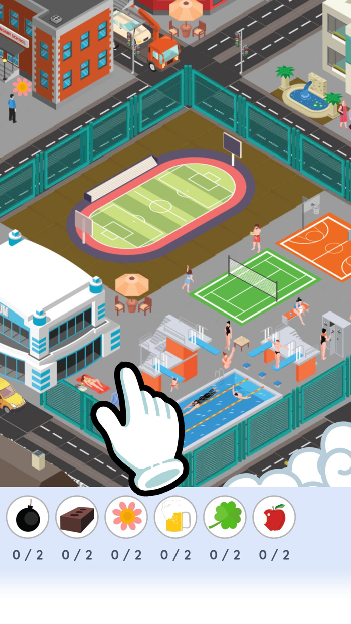 Treasure hunter. Puzzle Game