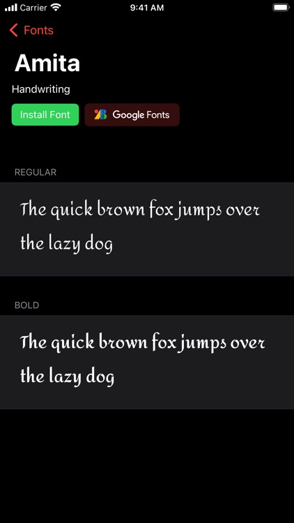Fontastic - Install Fonts