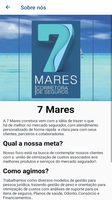 7 mares corretora Screenshot