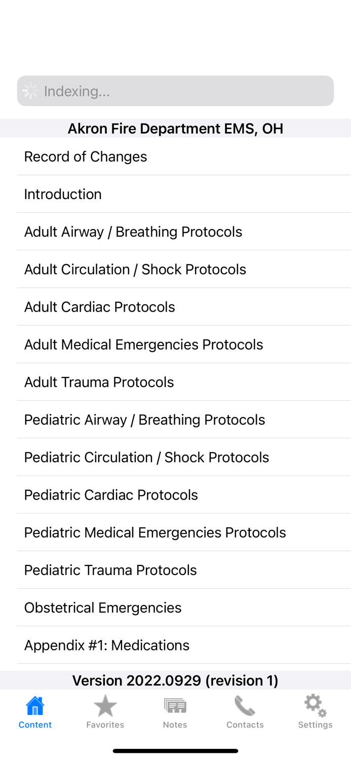 Akron Fire Dept. EMS Protocol