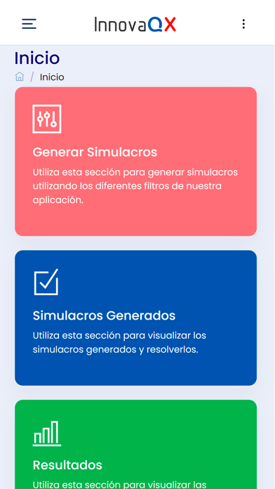 InnovaQx Bancos Screenshot