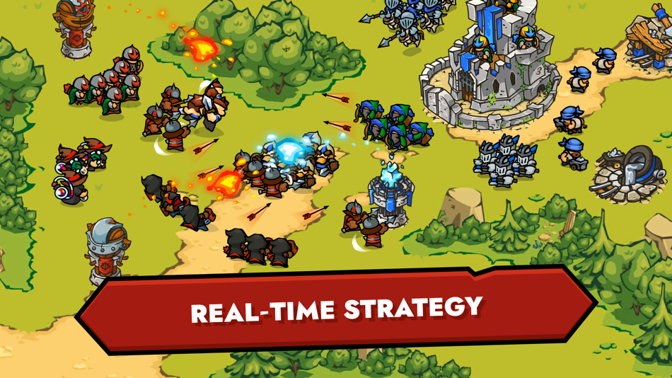 #1. Castlelands: RTS strategy game (iOS) 由: CHERNYE MEDVEDI, OOO