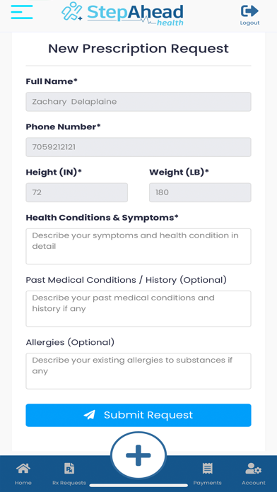 StepAhead Health Screenshot