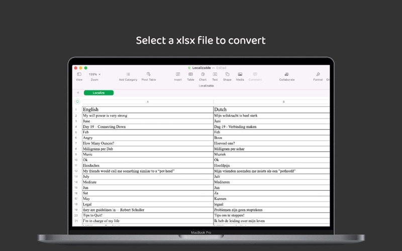 App screenshot