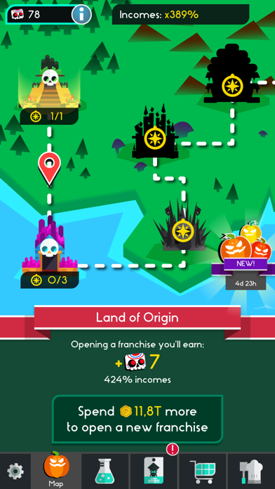 Death Idle Tycoon Clicker Game Screenshot