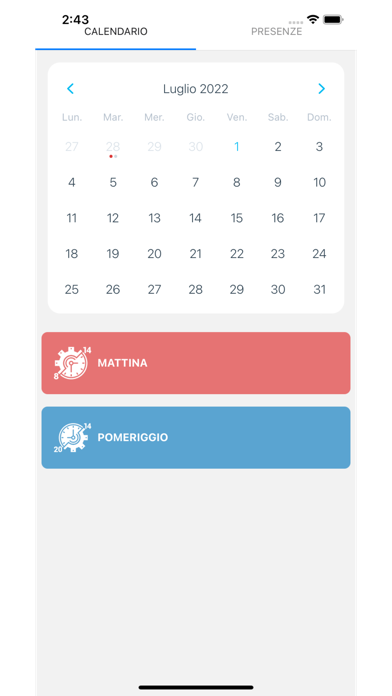Calendar Check Screenshot