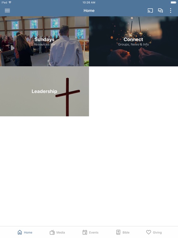 Fruitland Baptist iPad screenshot 1 - Education app