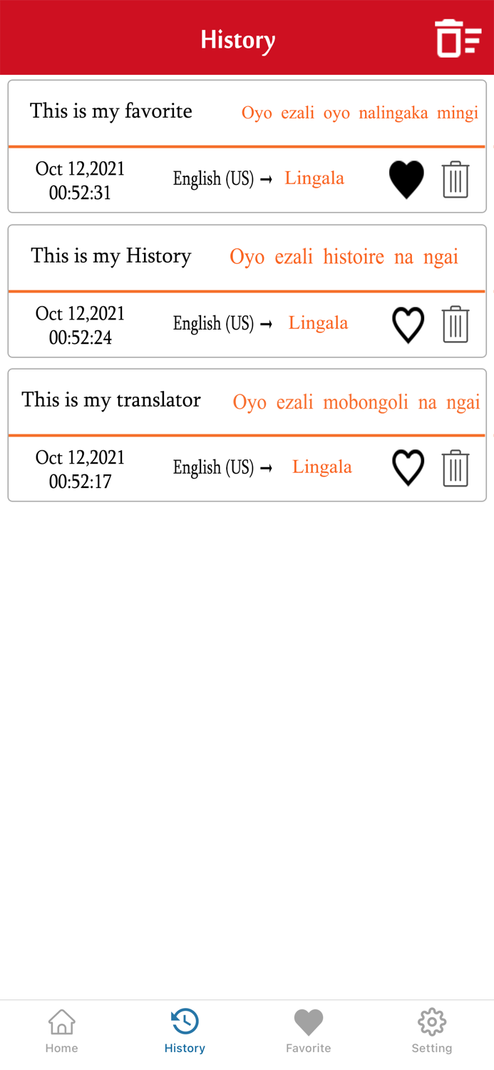English To Lingala Translator