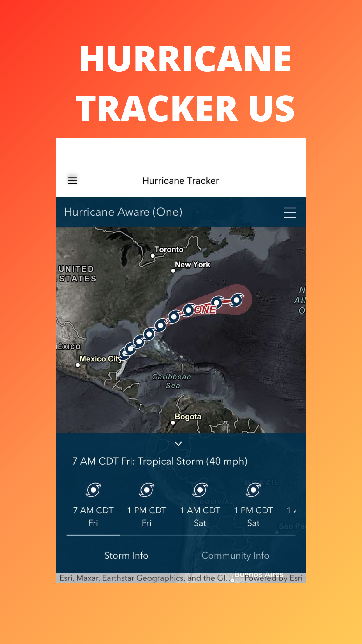 Hurricane Tracker US