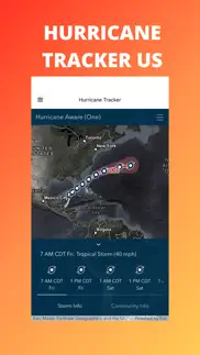 hurricane tracker us iphone screenshot 1
