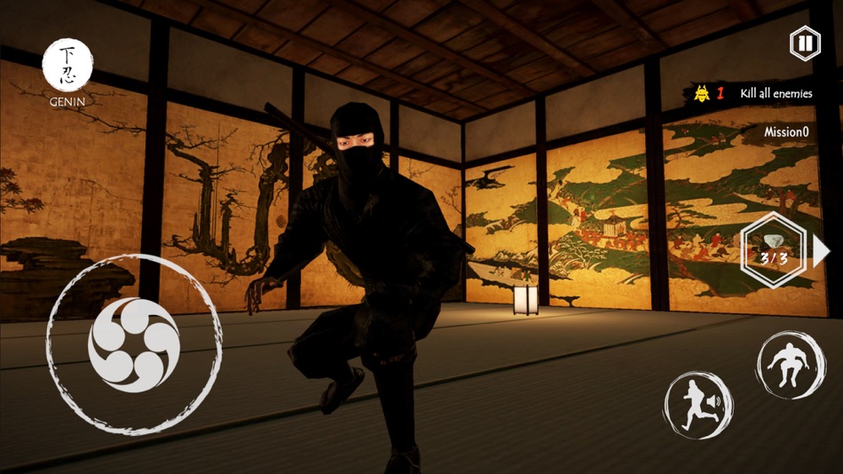 #9. 忍者刺客 - 武士之战 隐蔽潜行游戏 (iOS) 来自: Huai-Chih Hsiao
