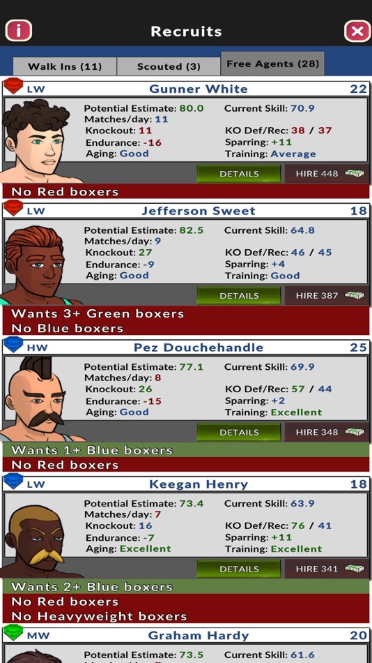 #7. Ultimate Boxing Manager (iOS) By: Roy Goncalves