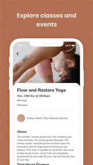 yoga house florence iphone screenshot 4