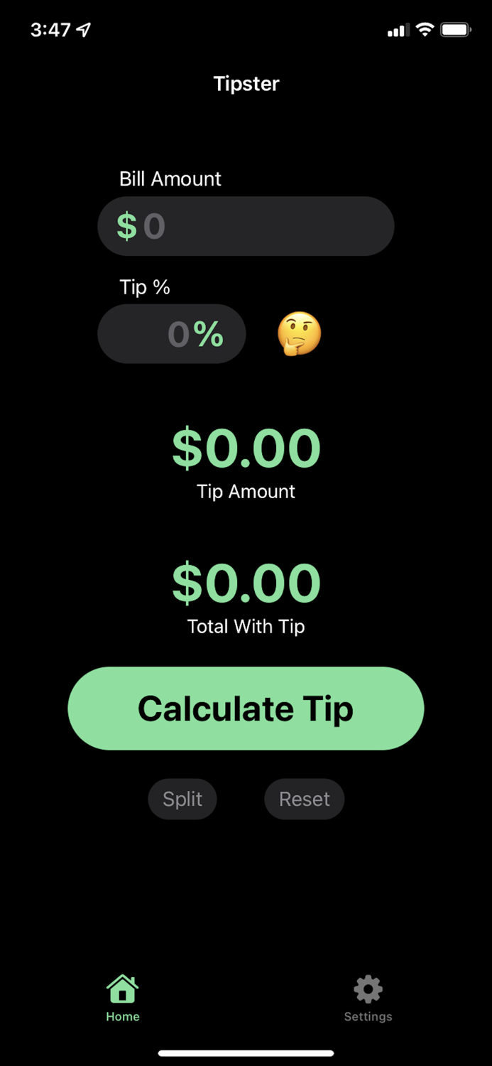 Tipster Tip Calculator