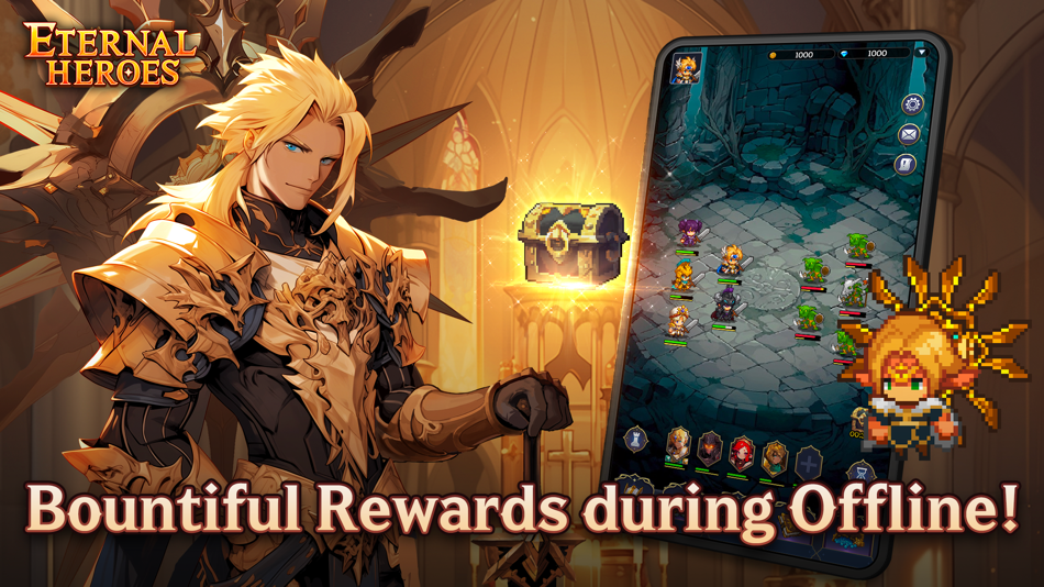 #4. Eternal Heroes (iOS) Podle: Act Seven Entertainment Inc.