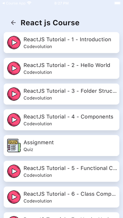 Dev Course Screenshot