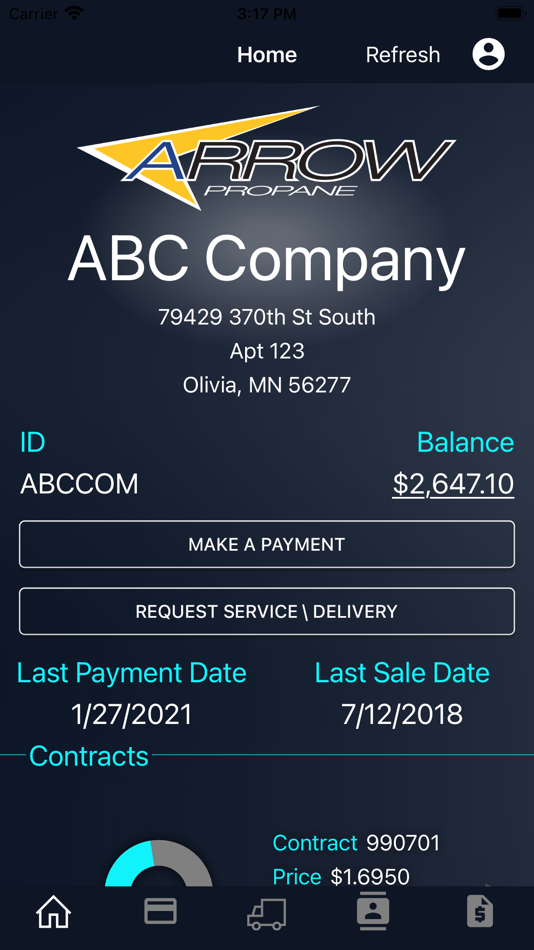 #3. Arrow Propane (iOS) Podle: Rural Computer Consultants, Inc.