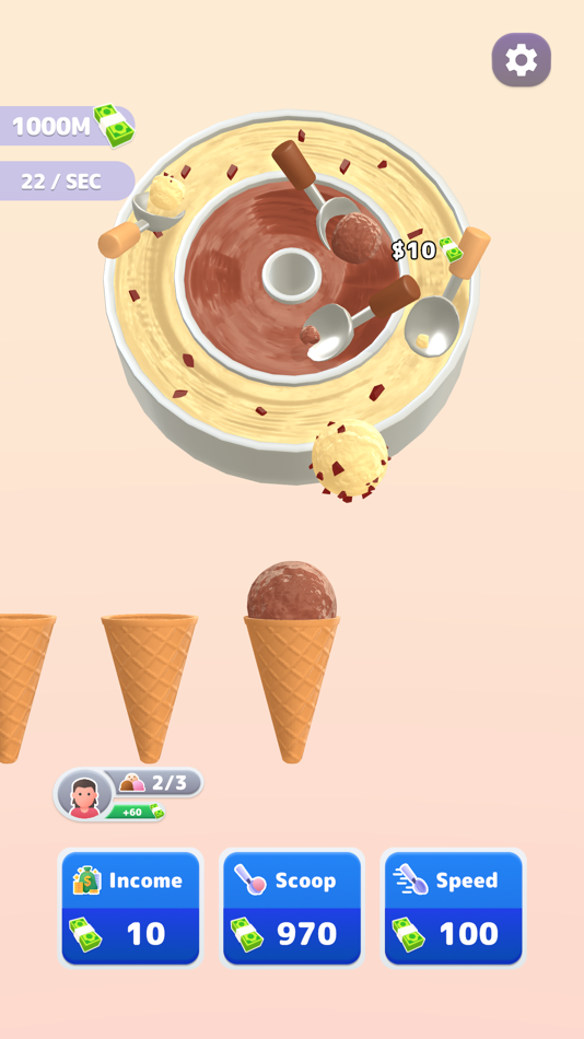#2. Ice Cream Clicker! (iOS) 由: UNCOSOFT
