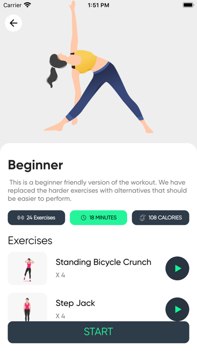 Fitness Workout & Weight Gain Screenshot