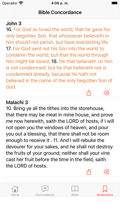 Bible Strongs Concordance Screenshot