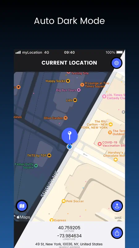 myLocation - GPS Coordinates screenshot 5 of 5