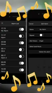 digital alarm clock simple iphone screenshot 4