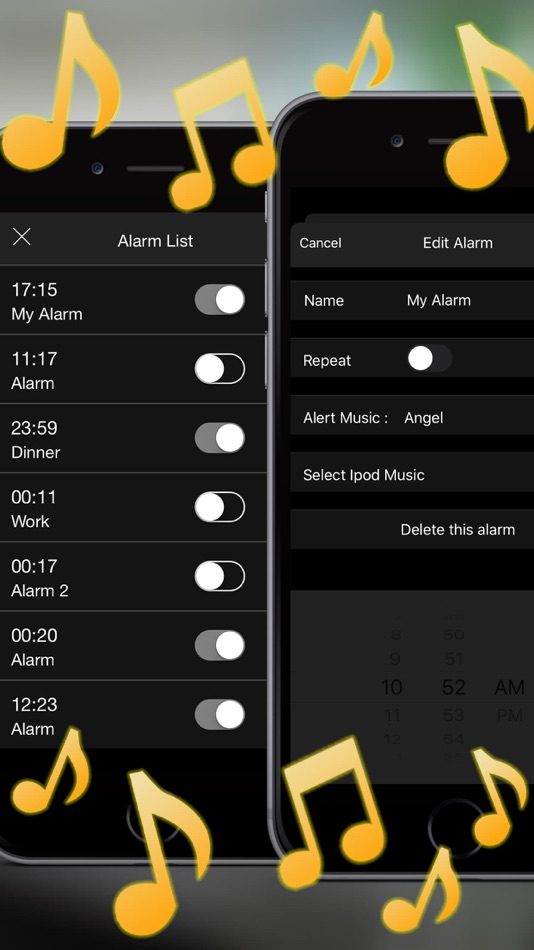 #4. Digital Alarm Clock Timer (iOS) 게시자: luca calciano
