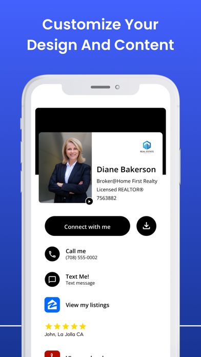 Deetz - Digital Business Card Screenshot