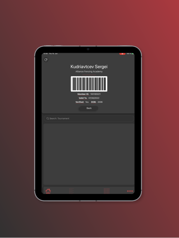 Stab Hub iPad screenshot 2 - Sports app
