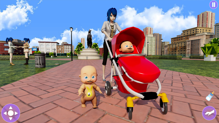 Twin Baby Life Simulator Game