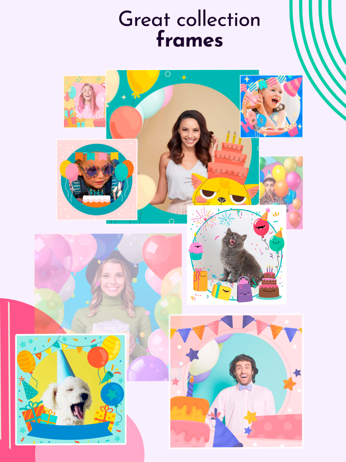 Birthday Frames and Stickers