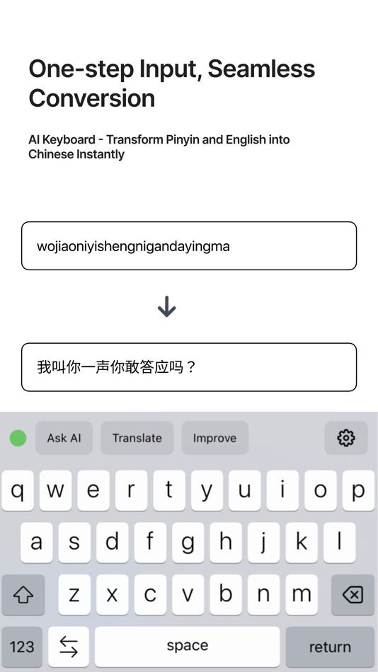 #3. Unime Keys: AI-Powered Typing (iOS) Podle: 爱杰 舒