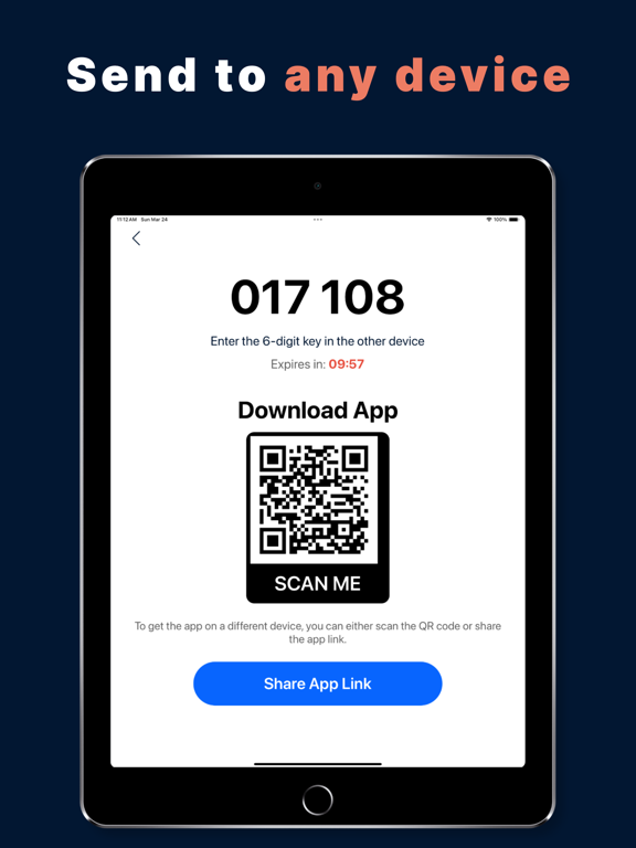Transfer My Contacts iPad screenshot 4 - Utilities app