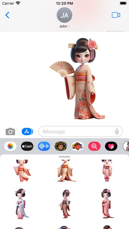 Geisha Stickers screenshot-5