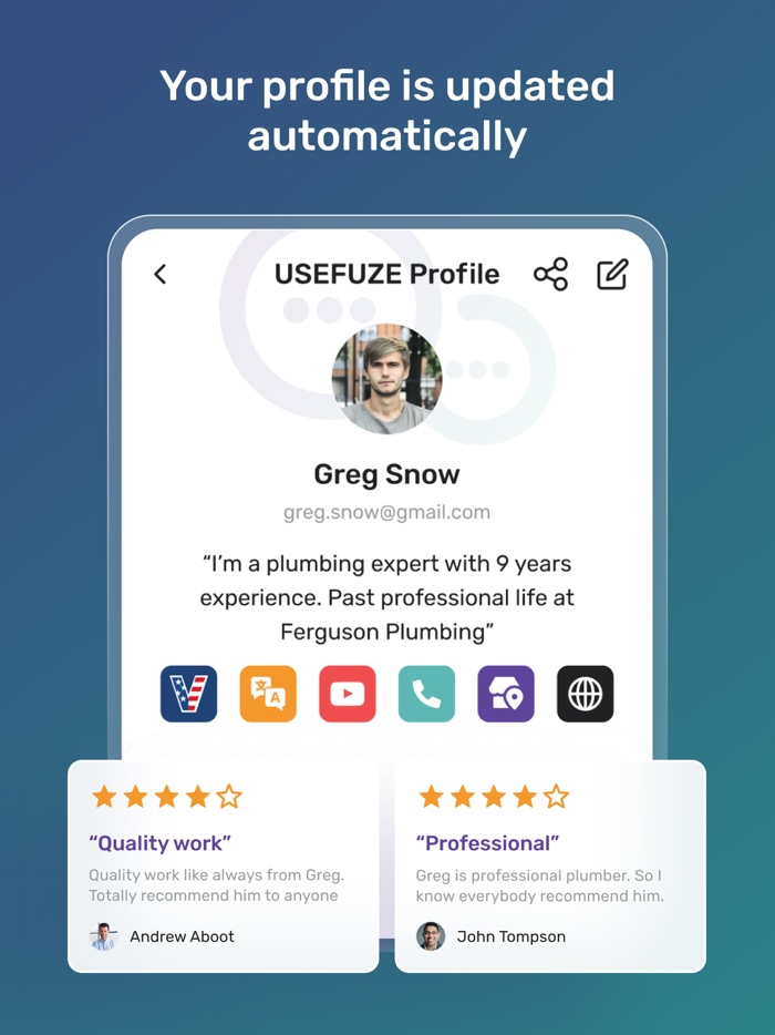 USEFUZE App for Contractors