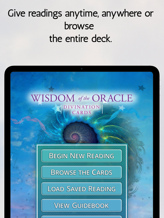 ‎Екранна снимка на Wisdom of the Oracle Cards