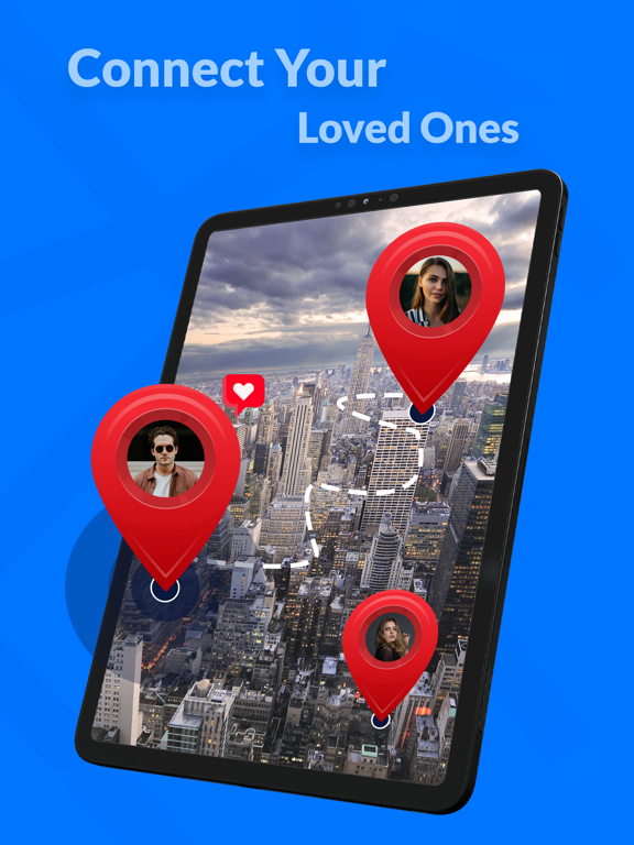 Find My Friends Family Locator iPad screenshot 5 - Navigation app