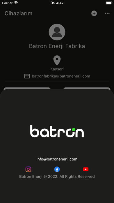 Batron Enerji Screenshot