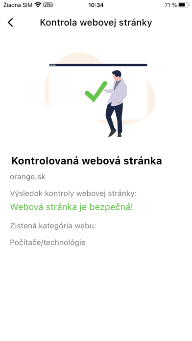 Online ochrana Screenshot